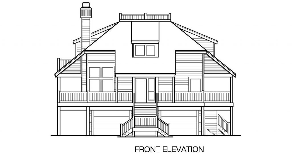 001 - Lookout Std - 5 - Front Elevation