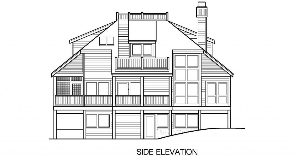 002 - Lookout-Basement-Garage - 8 - Side Elevation