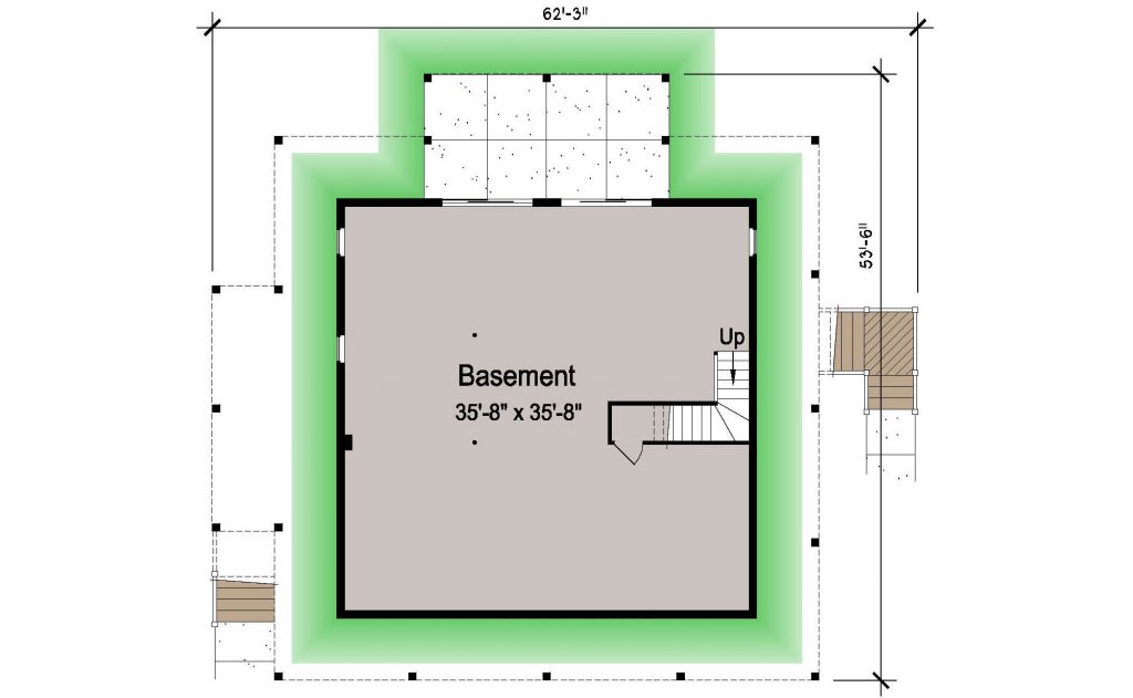 007 - Island-2058-Basement - 1 - Ground Floor