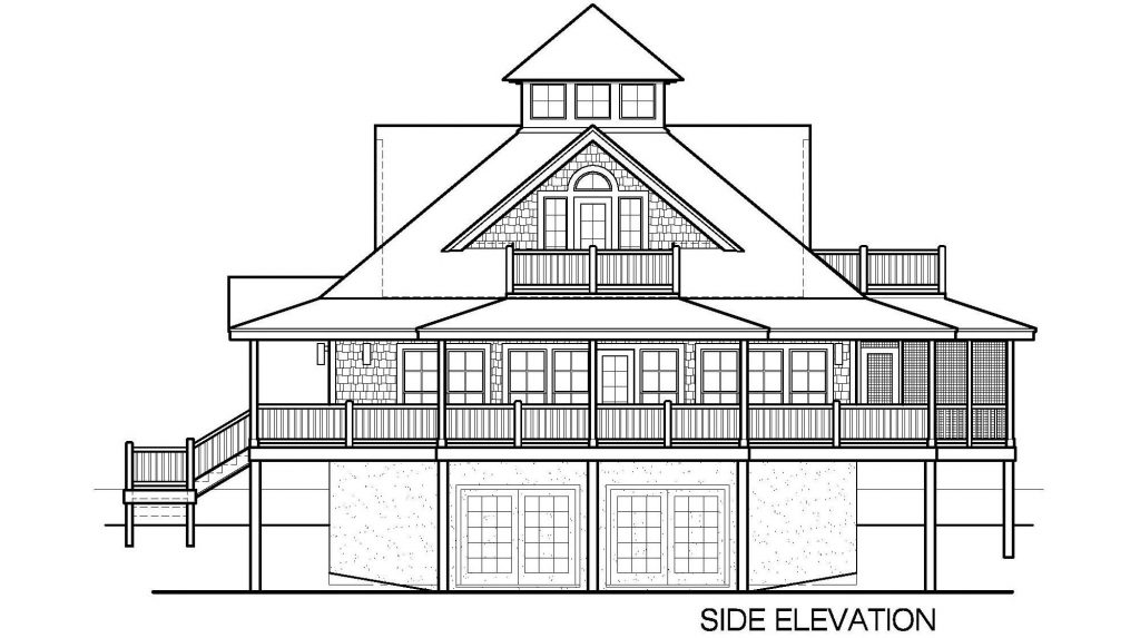 007 - Island-2058-Basement - 5 - Side Elevation