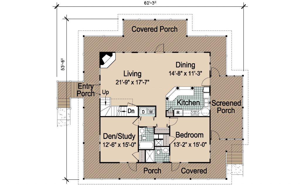 007 - Island-2058-Basement - REV - 2 - First Floor